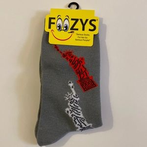 NWT Foozy’s Statue of Liberty. Socks sz 9-11